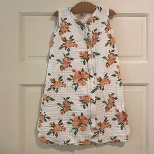 Little unicorn cotton muslin 0-6 month sleepsack